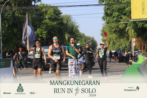 Race photo from Mangkunegaran Run 2024