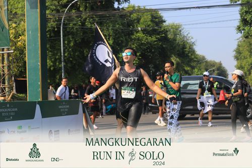 Race photo from Mangkunegaran Run 2024