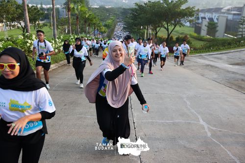 Race photo from Taman Budaya x BOGORUN 2025
