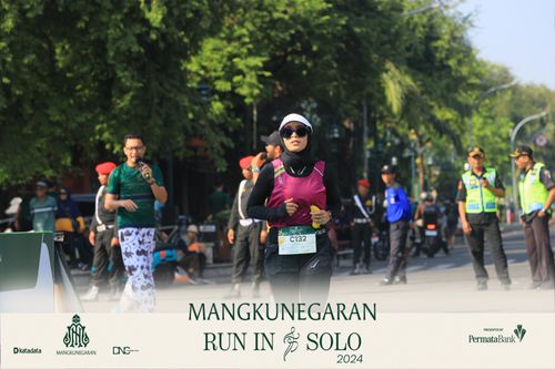 Race photo from Mangkunegaran Run 2024