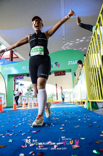 Race photo from BAF LIONS RUN 2024