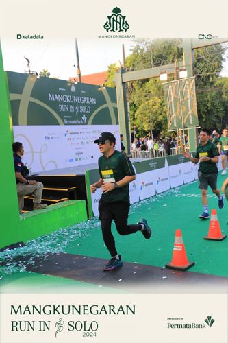 Race photo from Mangkunegaran Run 2024