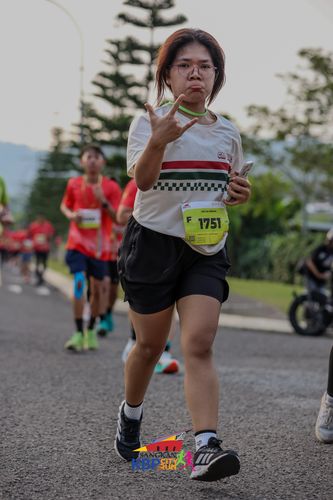 Race photo from CISANGKAN KBP CITY RUN 2025
