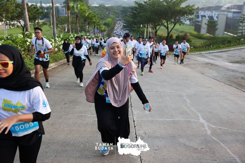 Race photo from Taman Budaya x BOGORUN 2025