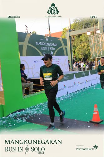Race photo from Mangkunegaran Run 2024