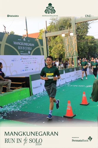 Race photo from Mangkunegaran Run 2024