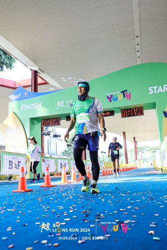 Race photo from BAF LIONS RUN 2024