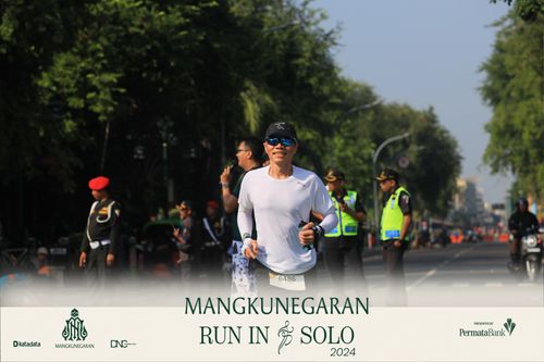 Race photo from Mangkunegaran Run 2024