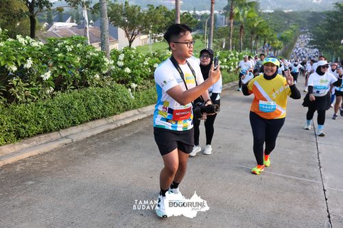 Race photo from Taman Budaya x BOGORUN 2025