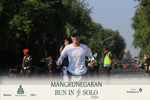 Race photo from Mangkunegaran Run 2024