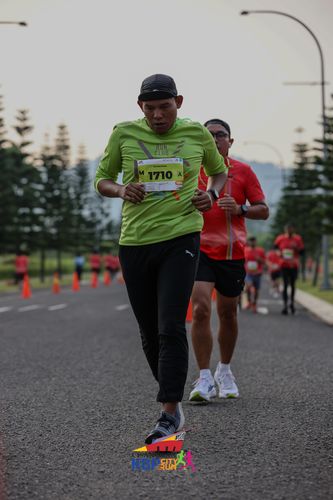 Race photo from CISANGKAN KBP CITY RUN 2025