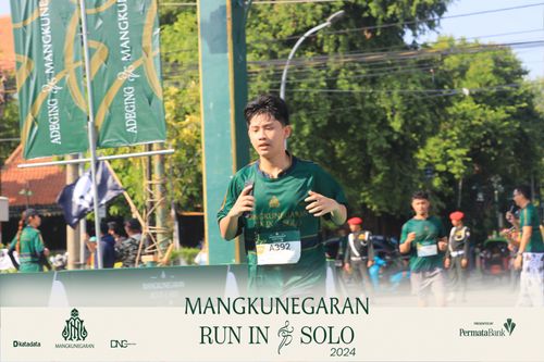 Race photo from Mangkunegaran Run 2024