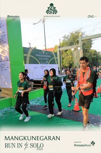 Race photo from Mangkunegaran Run 2024