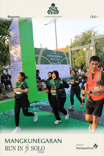 Race photo from Mangkunegaran Run 2024