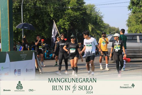 Race photo from Mangkunegaran Run 2024