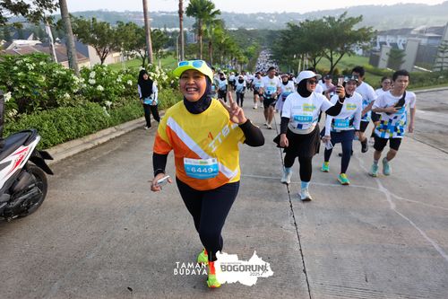 Race photo from Taman Budaya x BOGORUN 2025