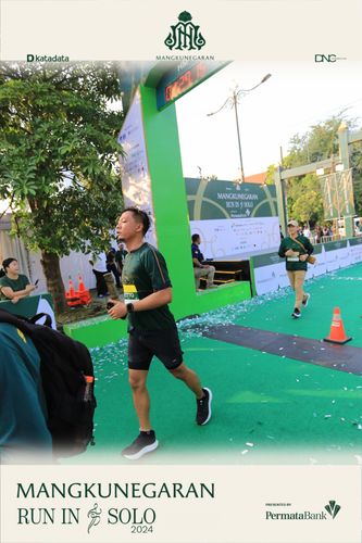 Race photo from Mangkunegaran Run 2024