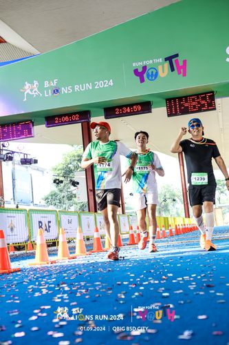 Race photo from BAF LIONS RUN 2024