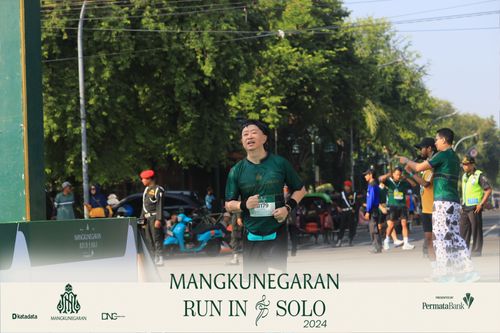 Race photo from Mangkunegaran Run 2024