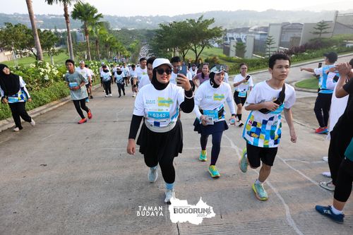 Race photo from Taman Budaya x BOGORUN 2025