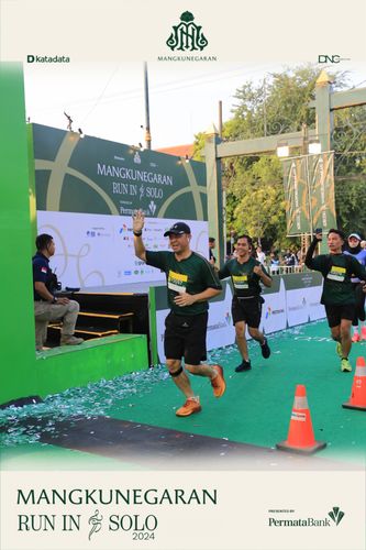 Race photo from Mangkunegaran Run 2024