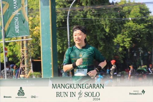 Race photo from Mangkunegaran Run 2024