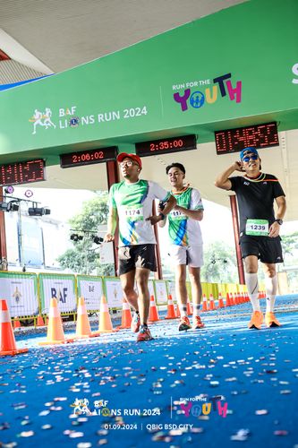 Race photo from BAF LIONS RUN 2024