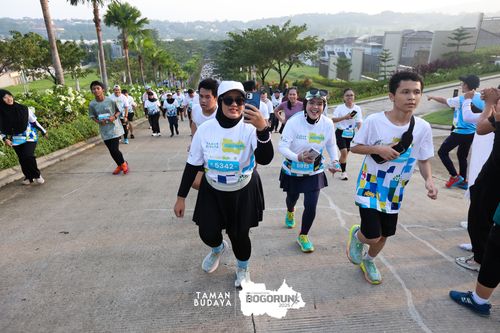 Race photo from Taman Budaya x BOGORUN 2025
