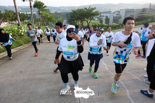 Race photo from Taman Budaya x BOGORUN 2025