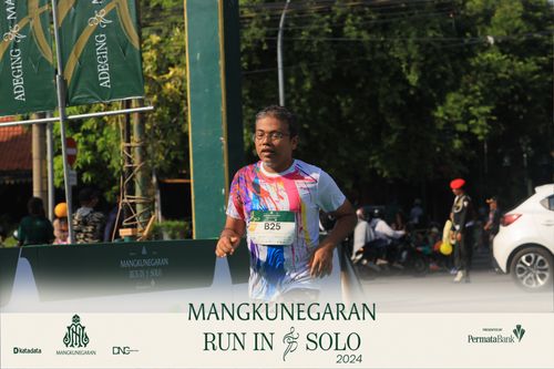Race photo from Mangkunegaran Run 2024