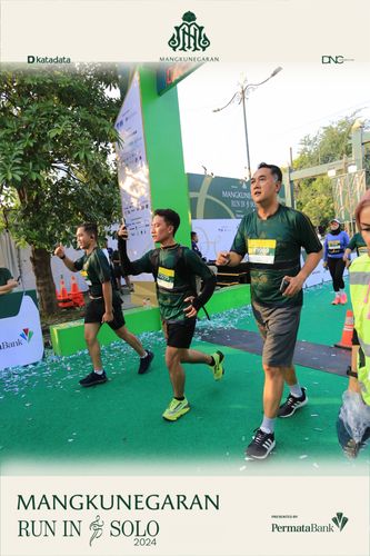 Race photo from Mangkunegaran Run 2024