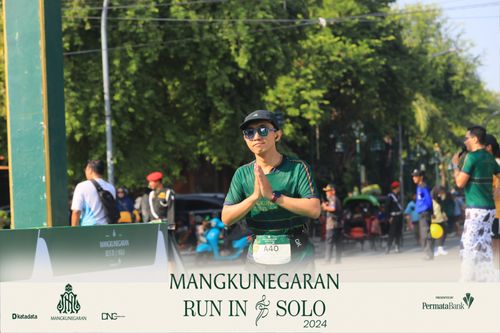 Race photo from Mangkunegaran Run 2024