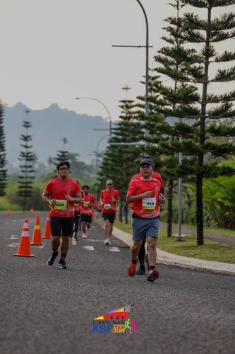 Race photo from CISANGKAN KBP CITY RUN 2025