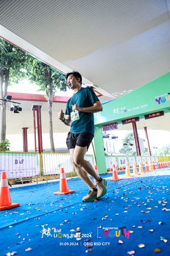 Race photo from BAF LIONS RUN 2024