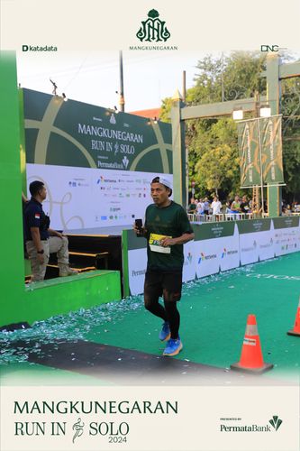 Race photo from Mangkunegaran Run 2024
