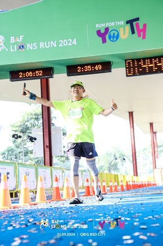 Race photo from BAF LIONS RUN 2024