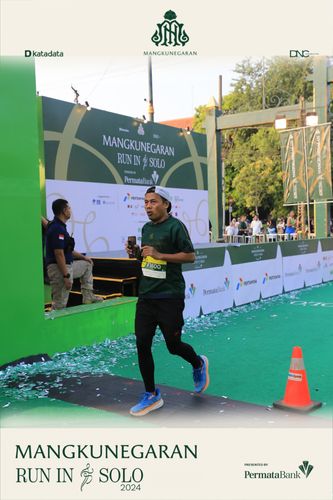 Race photo from Mangkunegaran Run 2024