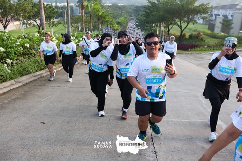 Race photo from Taman Budaya x BOGORUN 2025