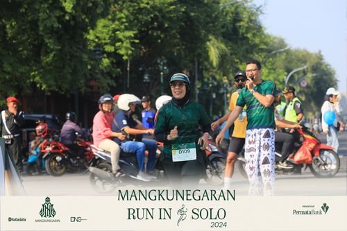 Race photo from Mangkunegaran Run 2024