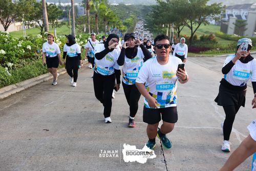 Race photo from Taman Budaya x BOGORUN 2025