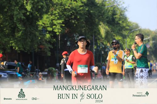 Race photo from Mangkunegaran Run 2024