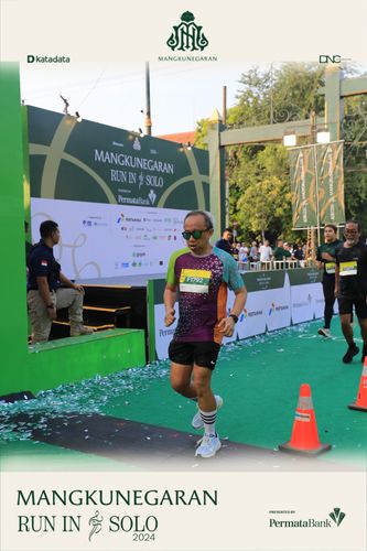 Race photo from Mangkunegaran Run 2024