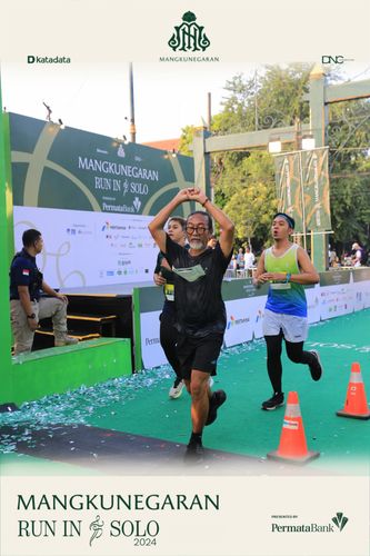 Race photo from Mangkunegaran Run 2024
