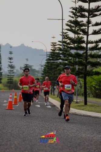 Race photo from CISANGKAN KBP CITY RUN 2025