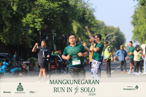 Race photo from Mangkunegaran Run 2024