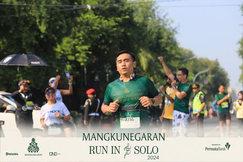 Race photo from Mangkunegaran Run 2024