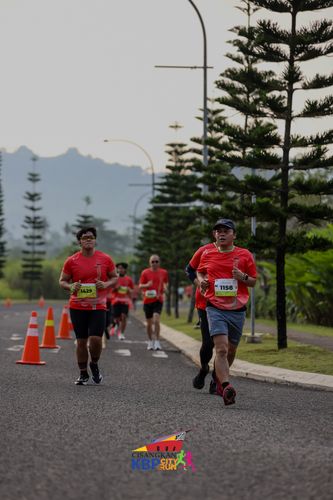 Race photo from CISANGKAN KBP CITY RUN 2025