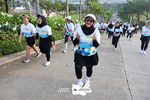 Race photo from Taman Budaya x BOGORUN 2025