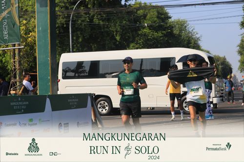 Race photo from Mangkunegaran Run 2024