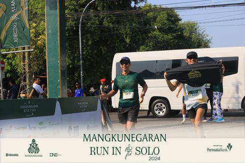 Race photo from Mangkunegaran Run 2024
